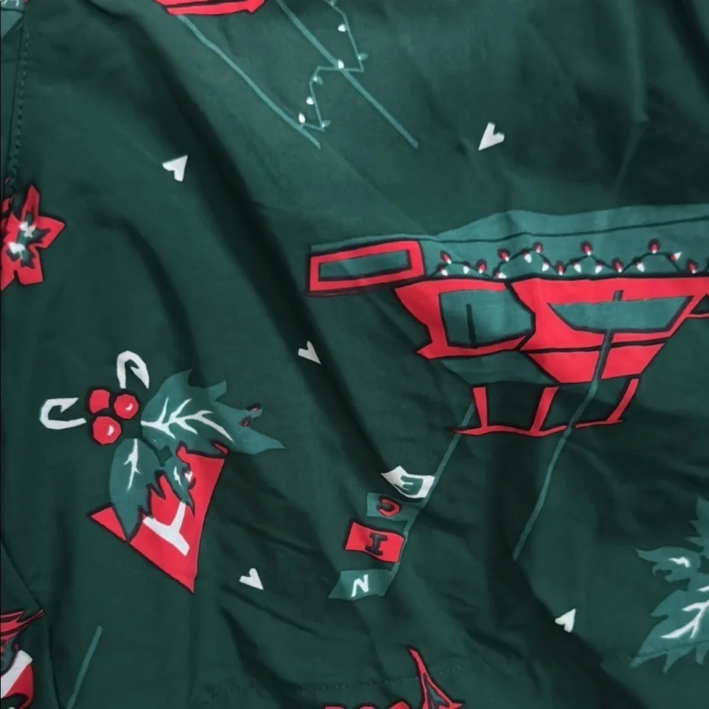 Columbia Green and Red Swim Trunks PFG